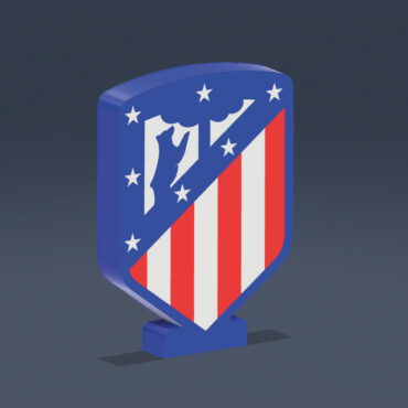 Lámpara 3D Atlético Madrid