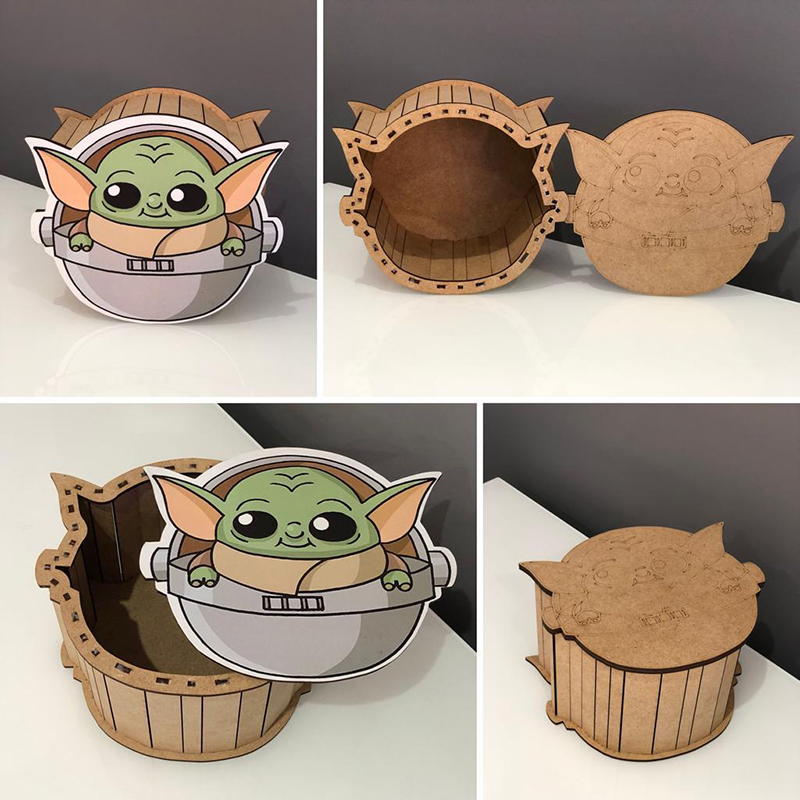 Caja Baby Yoda 1 Caja Baby Yoda