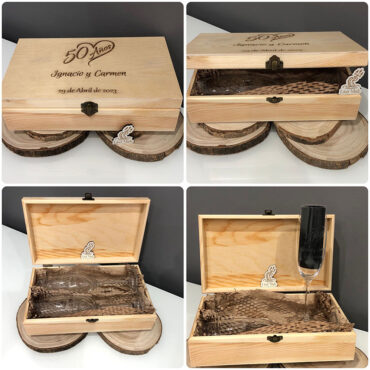 Caja Copas Boda