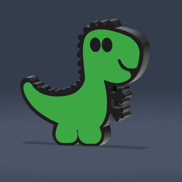 Lámpara 3D Dinosaurio