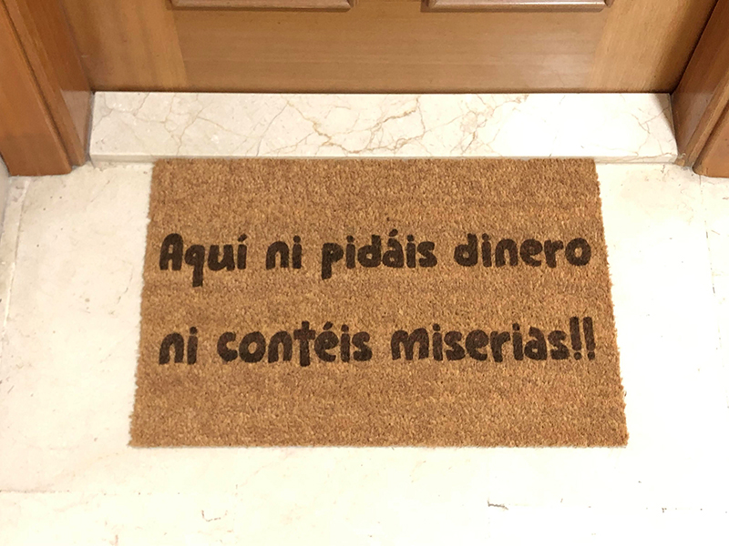 Felpudo Personalizado 10 Felpudo Dinero