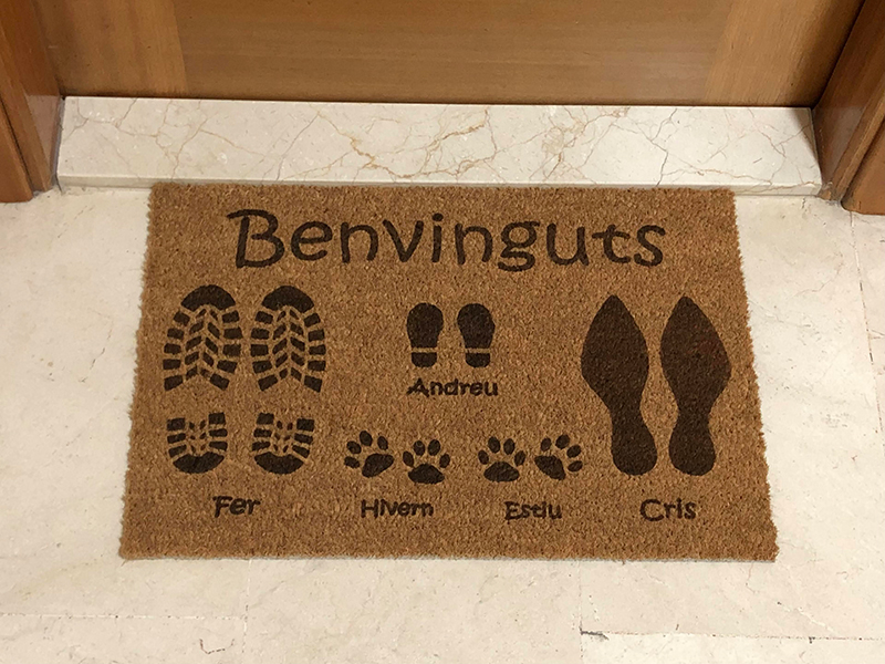 Felpudo Huellas 1 Felpudo Huellas