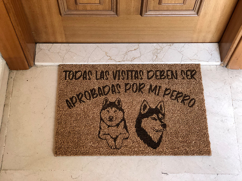 Felpudo Personalizado 9 Felpudo Husky