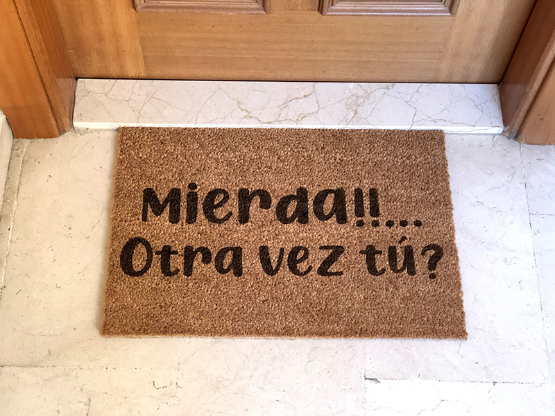 Felpudo Personalizado 1 Felpudo Mierda