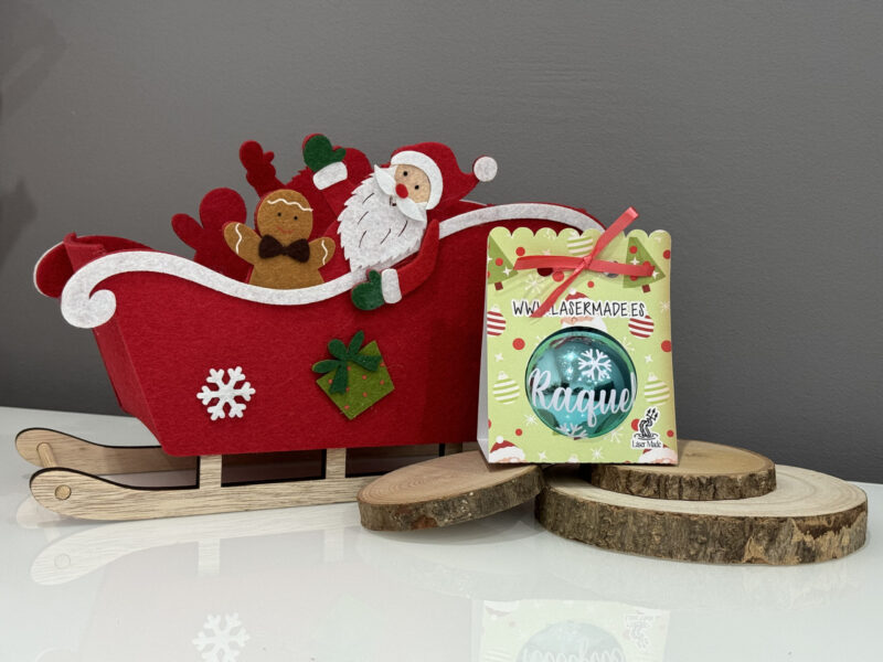 Bola Navidad con Vinilo 3 Bolas Navidad Vinilo Embalaje